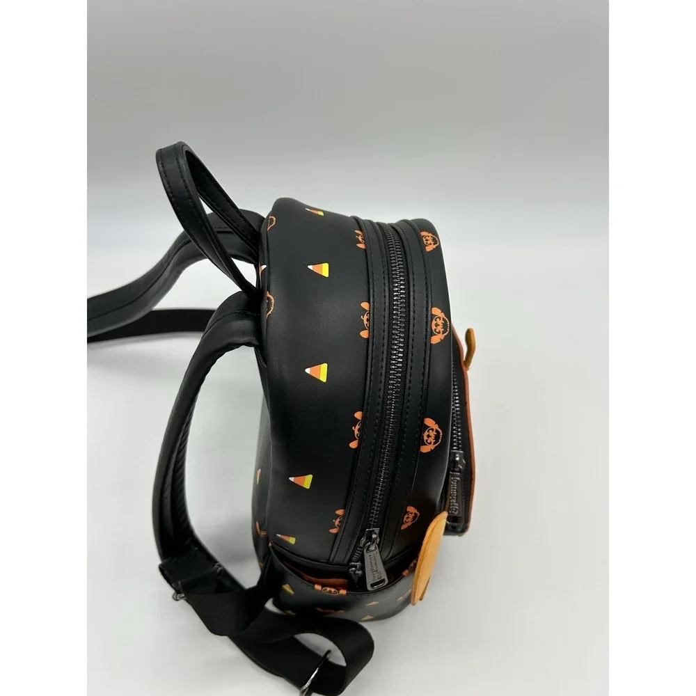 Disney Loungefly Boxlunch Exclusive Stitch Jack-o'-Lantern Pumpkin Mini Backpack